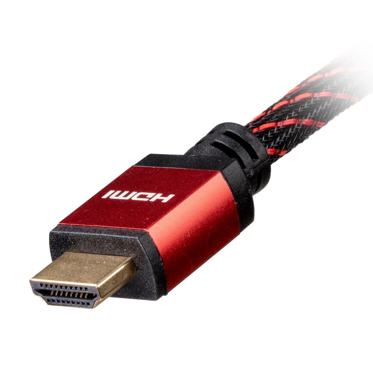 CNL 5m HDMI 1.4b M-M 4K Brd Bk/Rd