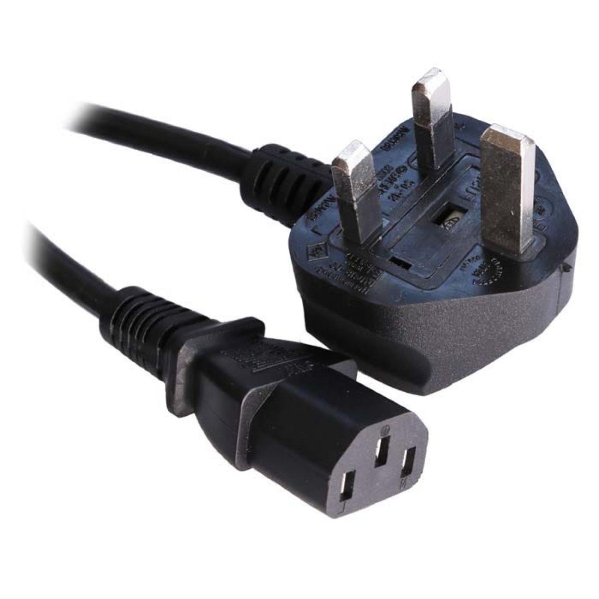 CNL 1.8M UK 5A C13 Bk PVC 0.75MM