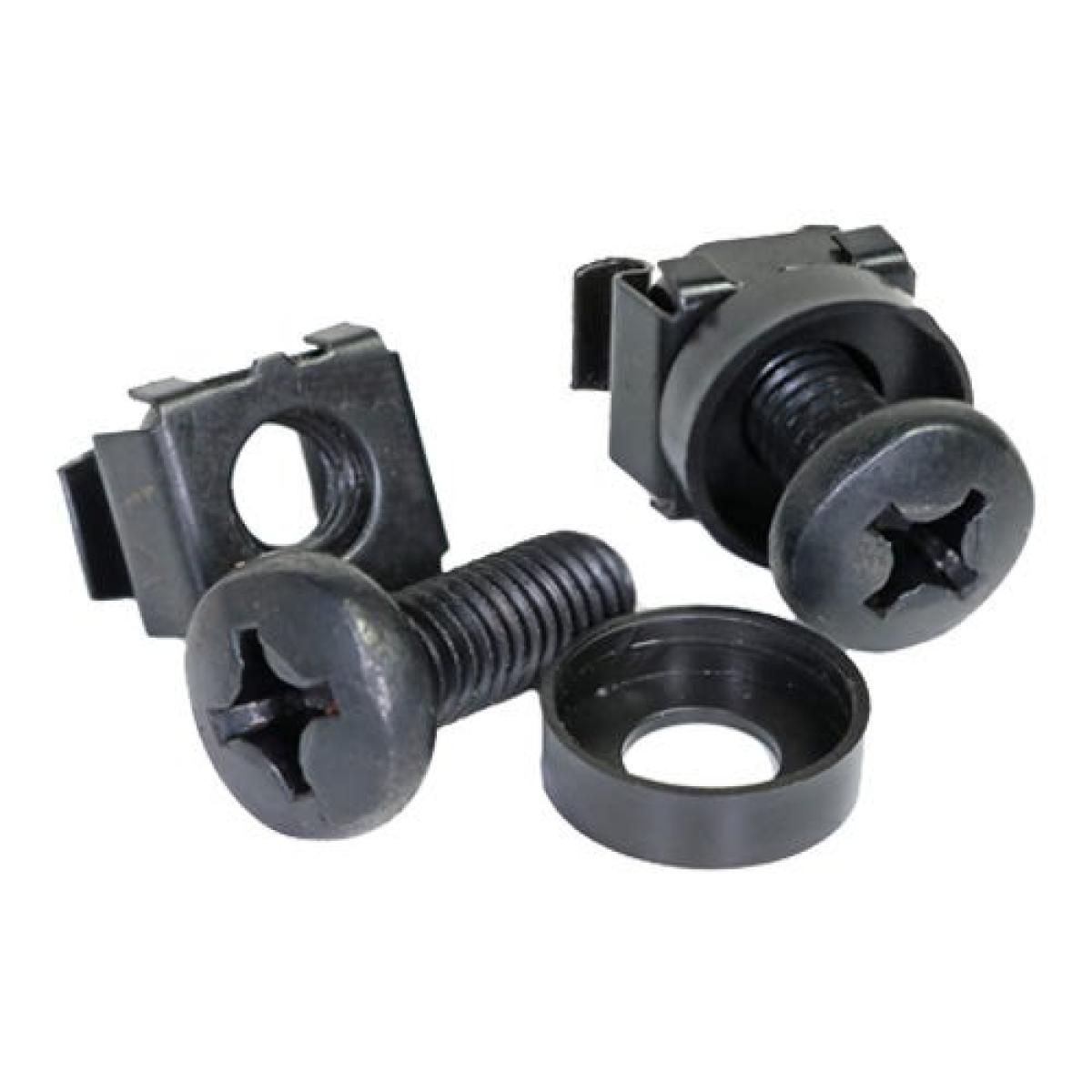 CNL 50PK Cage Nuts M6 Bk