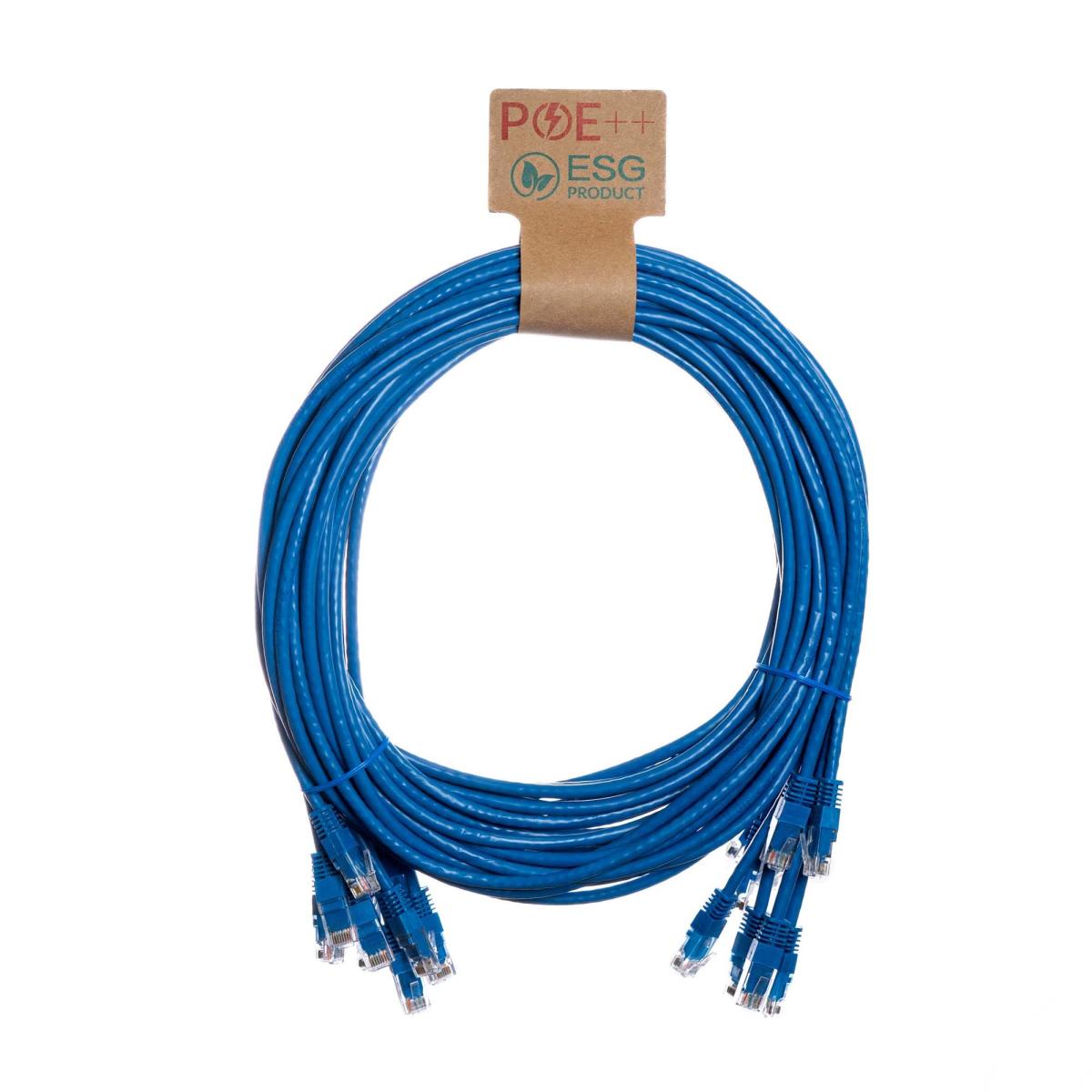 CNL 10PK 1M C6 Bl UTP PVC 24AWG FMB