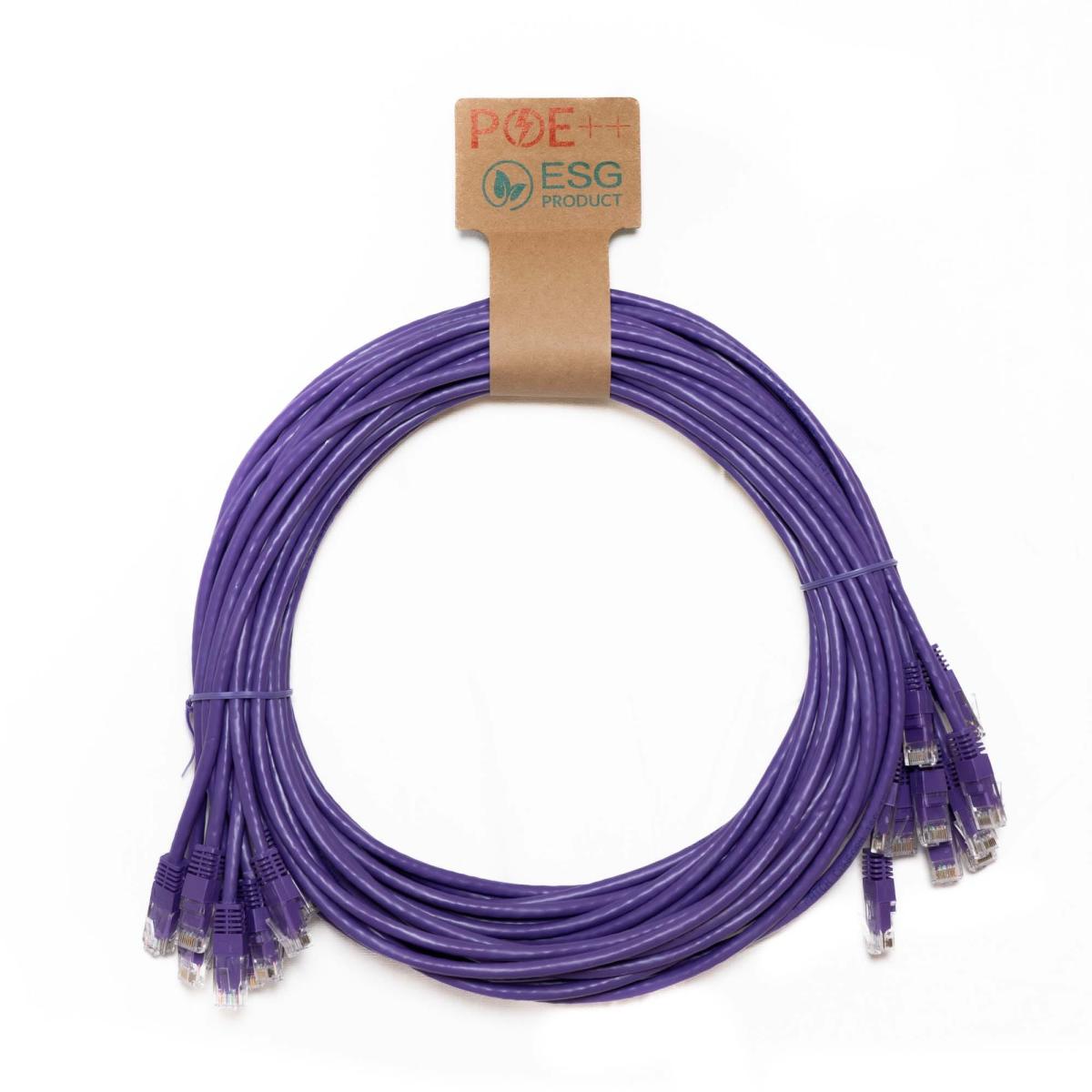 CNL 10PK 0.5M C6 Vi UTP PVC 24AWG FMB