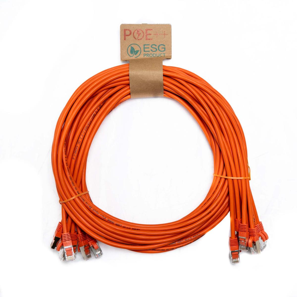 CNL 10PK 0.3M C6a Or SFTP Ls 26AWG SB