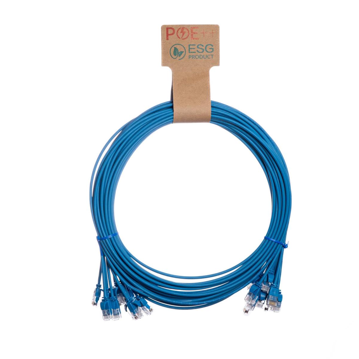 CNL 10PK 1.5M C6 Bl UTP Ls 30AWG Slim SB