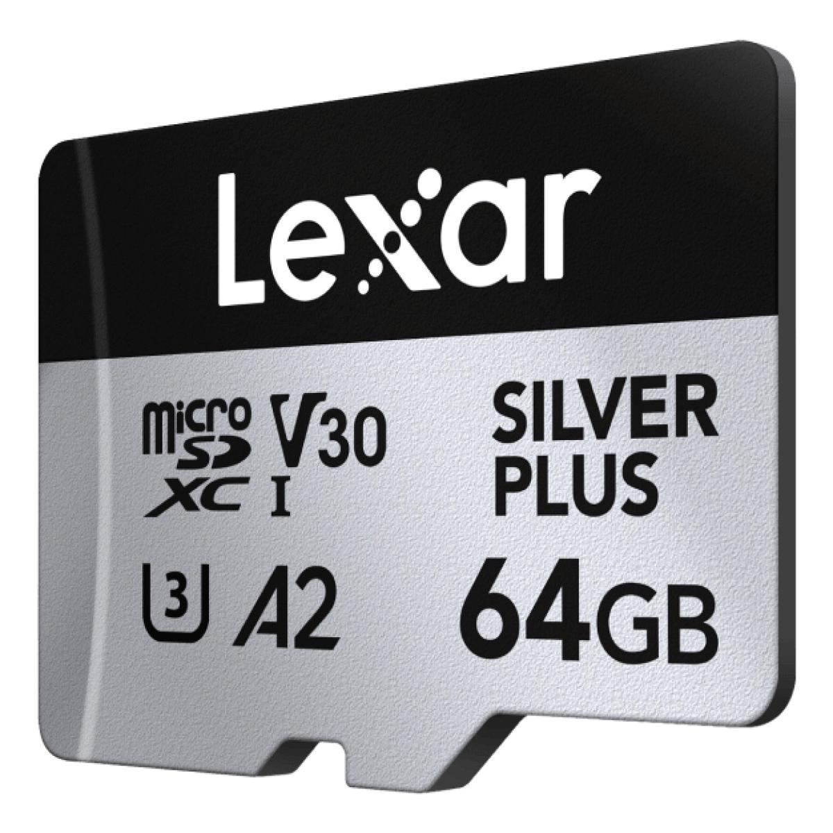 Lexar SILVER PLUS micro SD Card 64GB