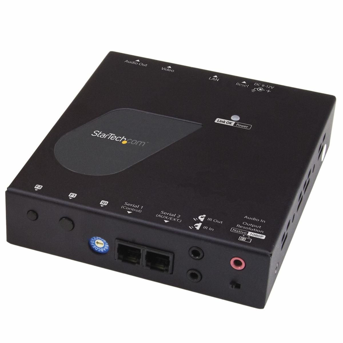 StarTech.com 4K HDMI over IP Receiver for ST12MHDLAN4K, IP Extender with Video Control App, Support for AVoIP Video Wall - TAA