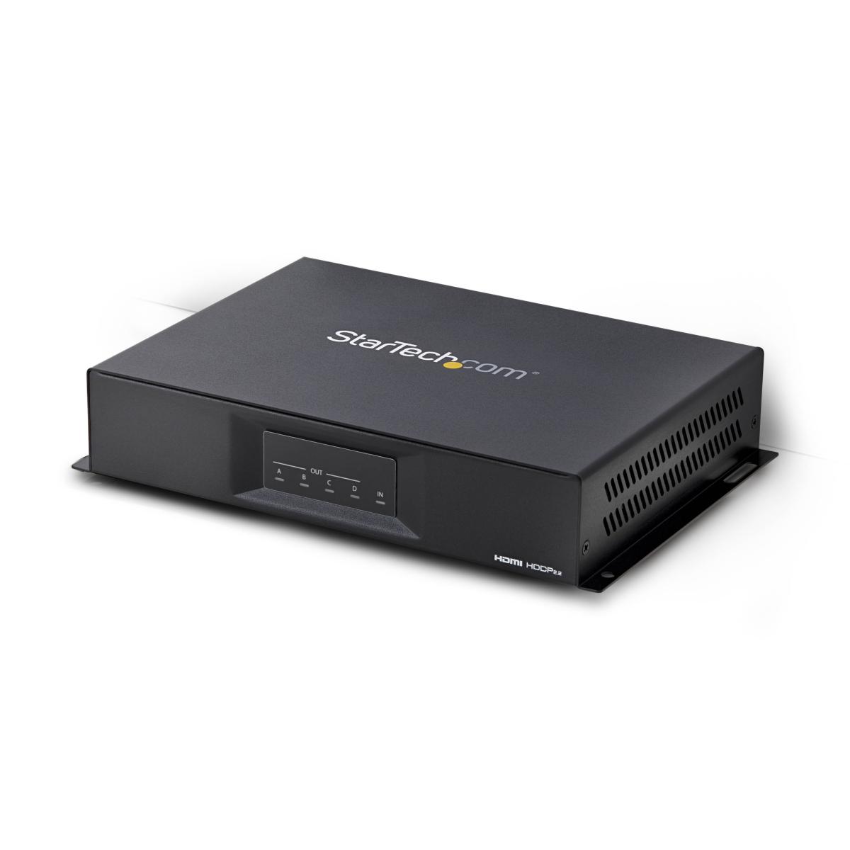StarTech.com 2x2 HDMI Video Wall Controller - 4K 60Hz HDMI 2.0 Video Input to 4x 1080p Output - Video Wall Processor for Multi Screen Display - Video Wall Splitter - RS232/Ethernet Control