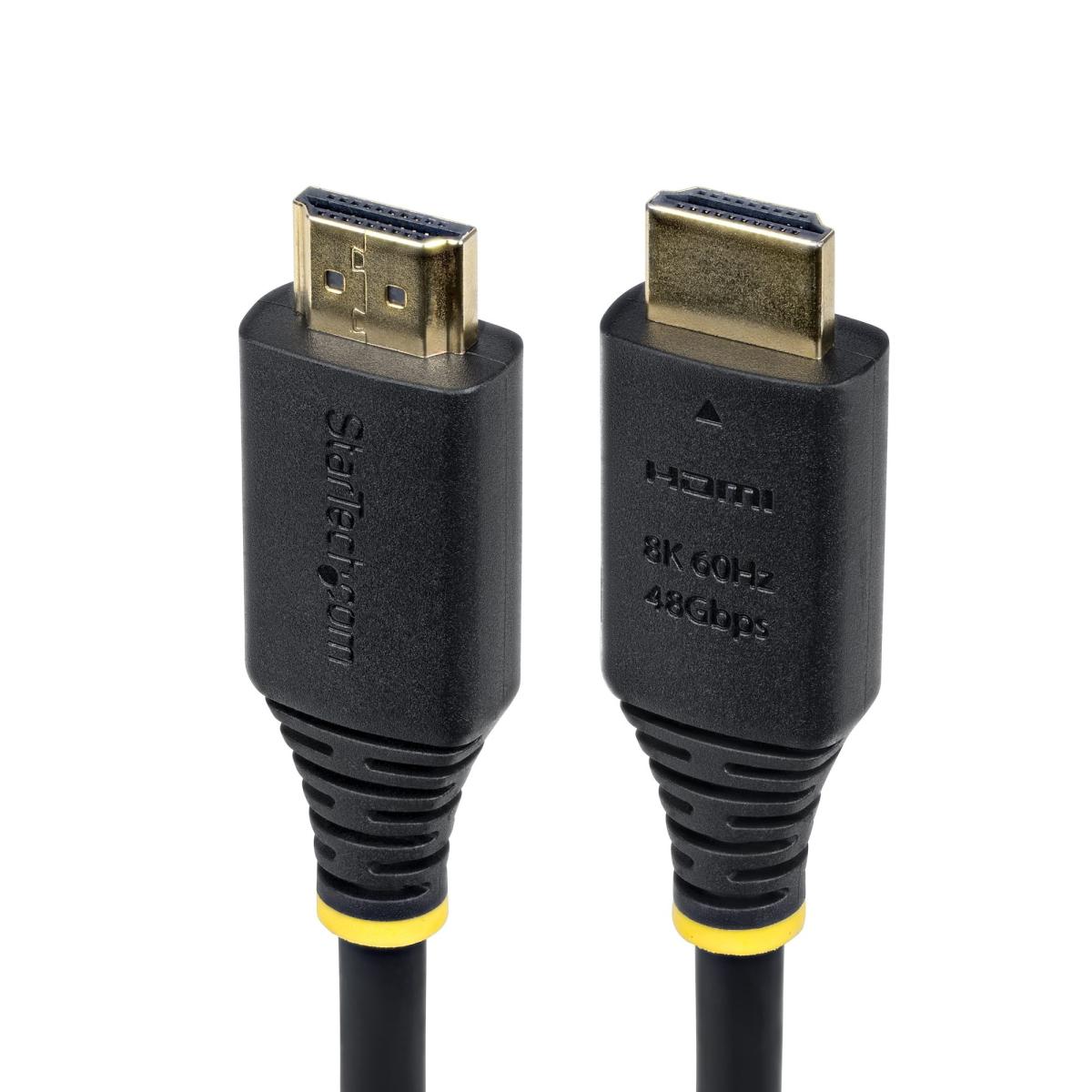 StarTech.com 1m (3ft) Certified Ultra High Speed HDMI Cable, 8K 60Hz/4K 120Hz, HDMI 2.1 Cable with HDR10+ / eARC, 48Gbps, 8K HDMI Cord for Monitor/TV/Display, Flexible TPE Jacket