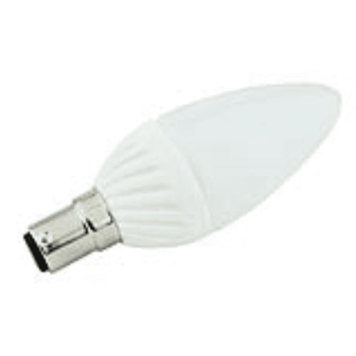 FROSTED CANDLE B15D 3.5W NON DIMMABLE 3000K WW