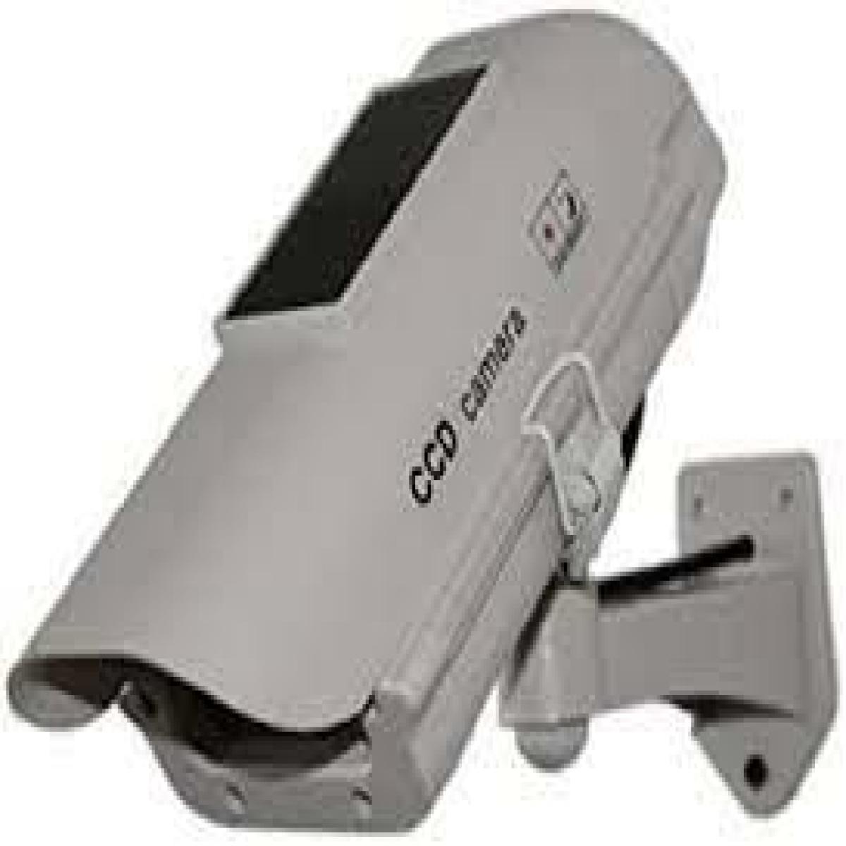 ONEQ WQ OC42A OUTDOOR DUMMY CCTV CAMERA SOLAR POWERED