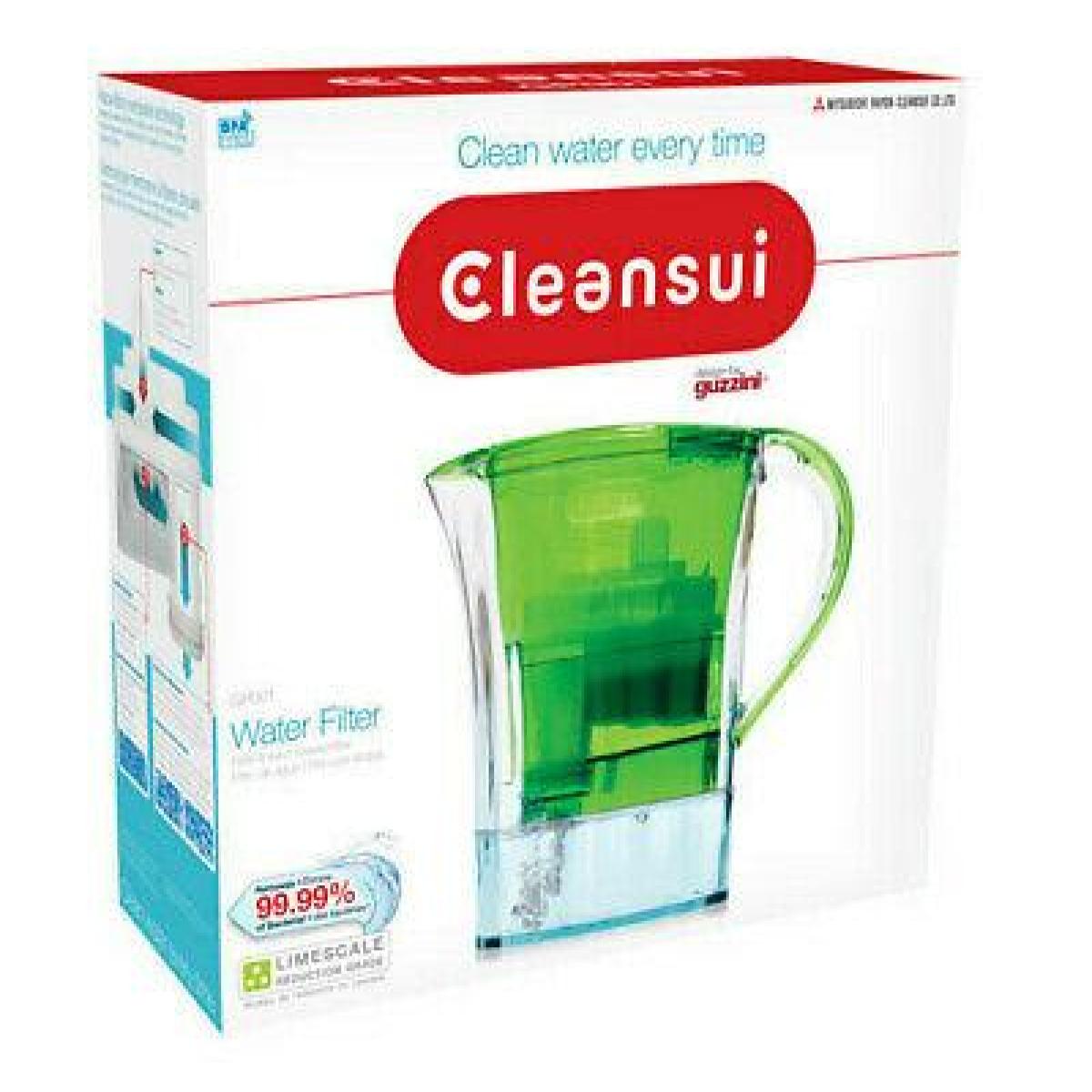 CLEANSUI GP001 GUZZINI WATER FILTER JUG GREEN