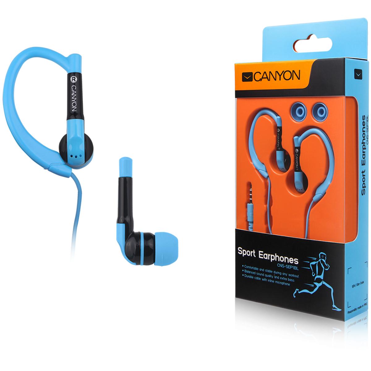 Canyon Sport Earphones Blue