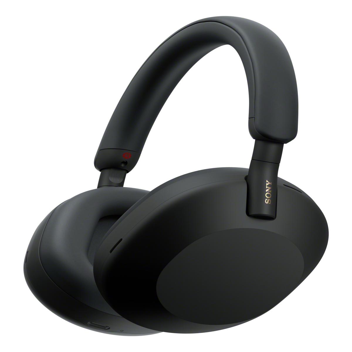 Sony WH-1000XM5 Noise Cancelling Wireless Headphones, 30 hours battery life, Overhead Bluetooth Headphones, Optimised for Alexa and Google Assistant, IOS and Android with Built-In Mic, in Black