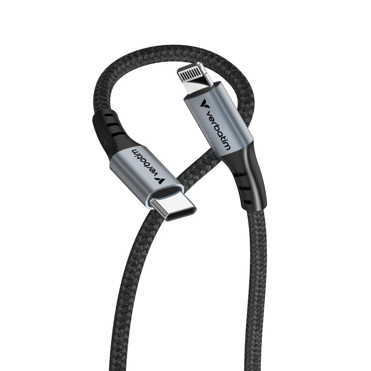 Verbatim Sync & Charge Cable USB-C to Lightning 120 cm