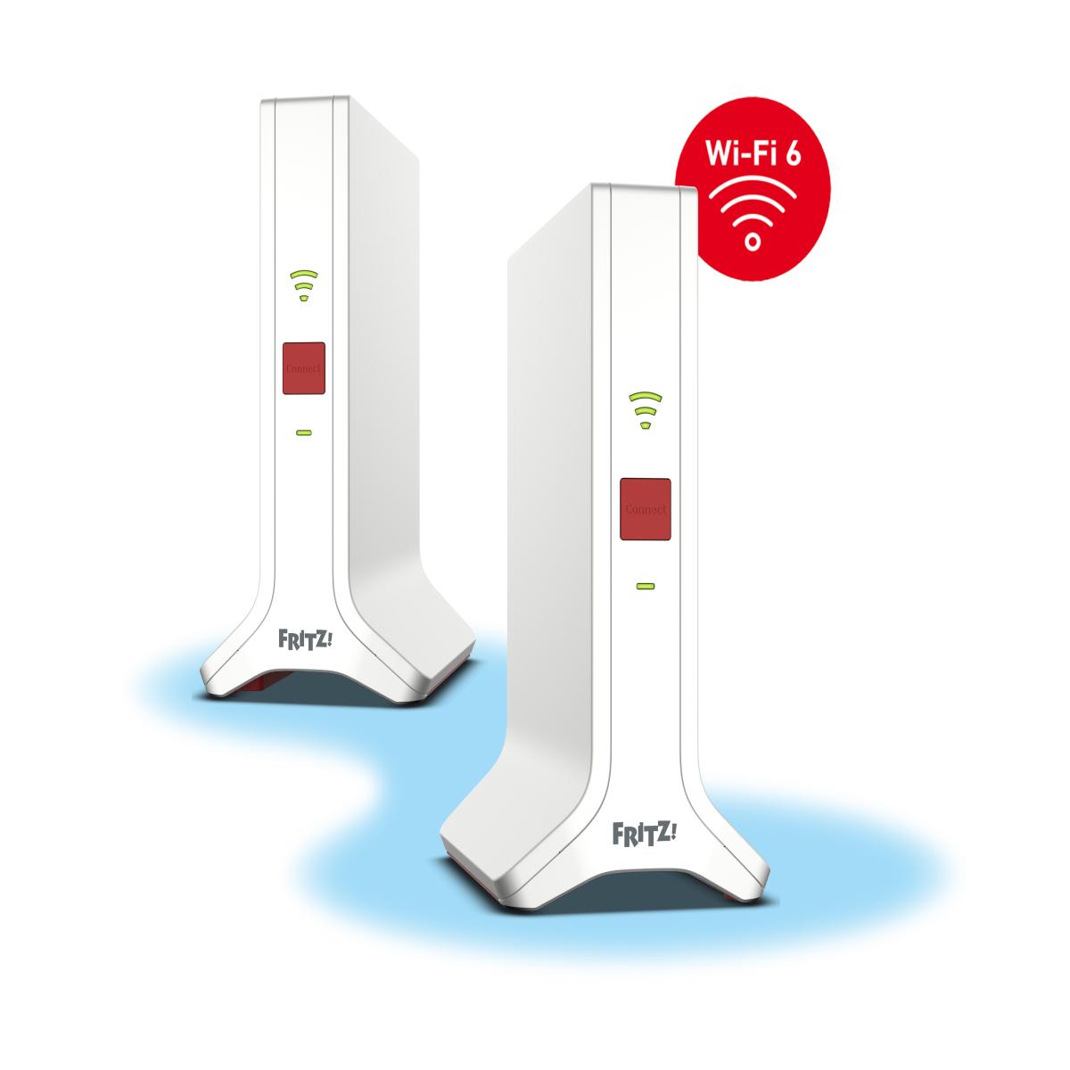 Mesh Set 4200 Dual-band (2.4 GHz / 5 GHz) Wi-Fi 6E (802.11ax) Red, White 2x2/4x4