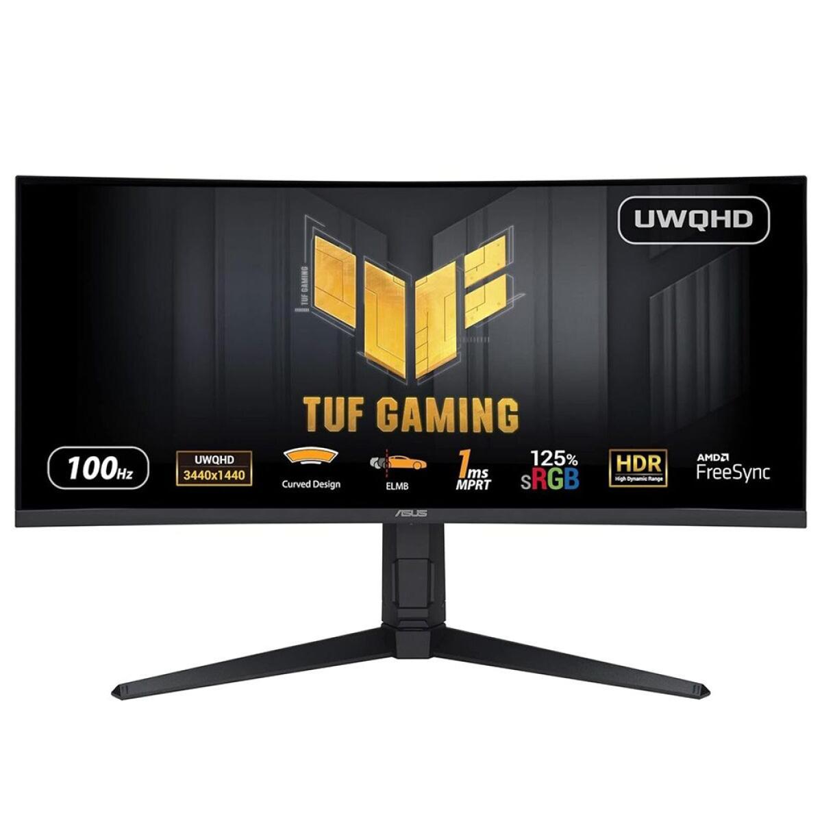 ASUS TUF Gaming VG34VQEL1A computer monitor 86.4 cm (34") 3440 x 1440 pixels UltraWide Quad HD LED Black