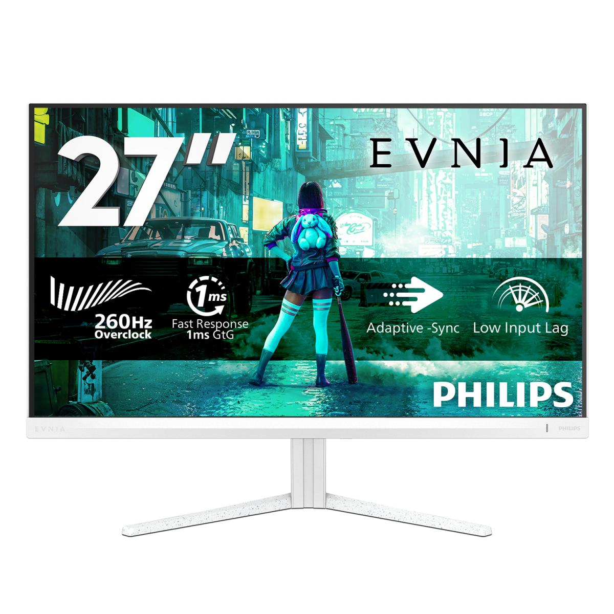 Philips 27M2N3201PL/00 computer monitor 68.6 cm (27") 1920 x 1080 pixels Full HD LCD White