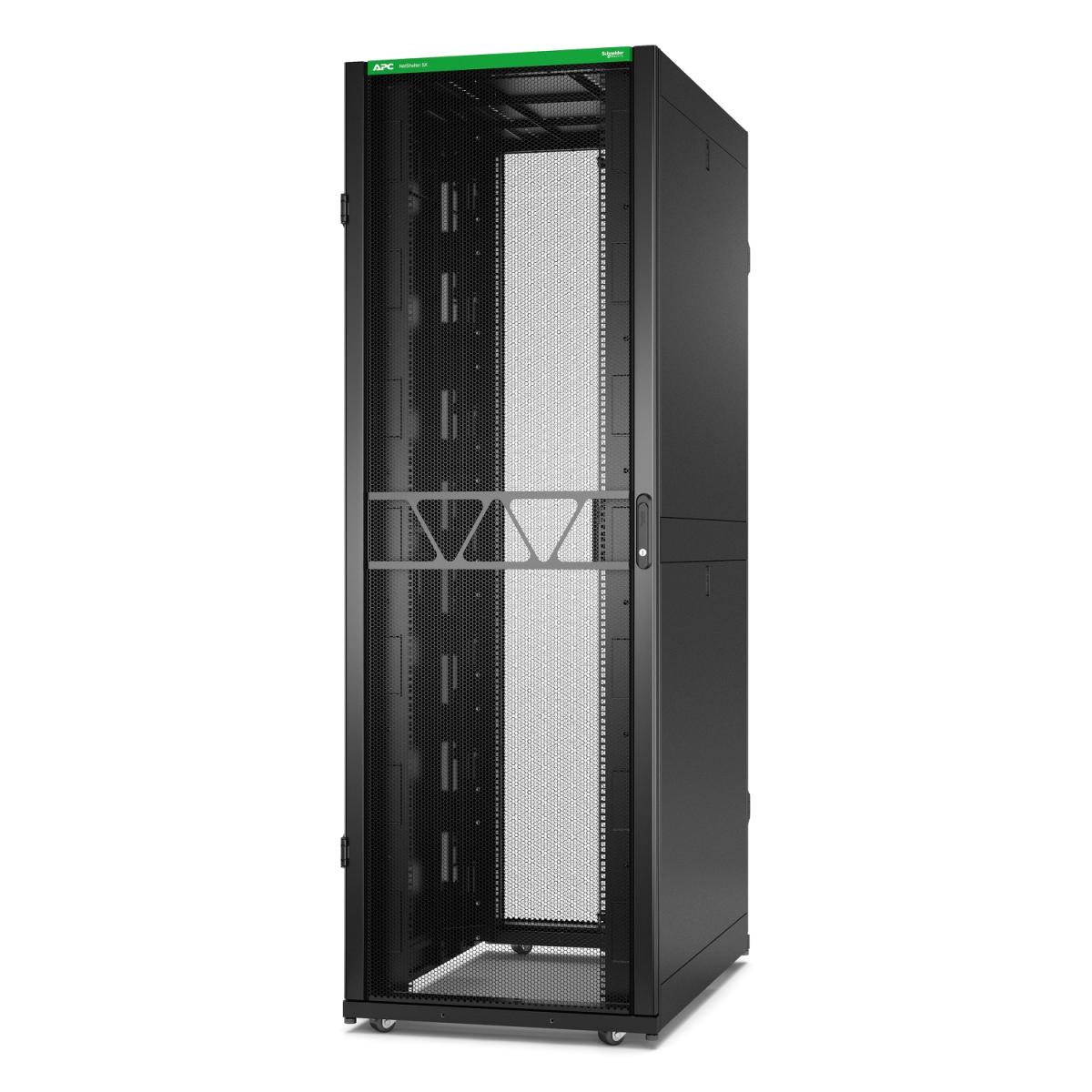 APC NetShelter SX Server Rack Gen 2, 48U, 2258H x 750W x 1200D mm, with Sides, Black