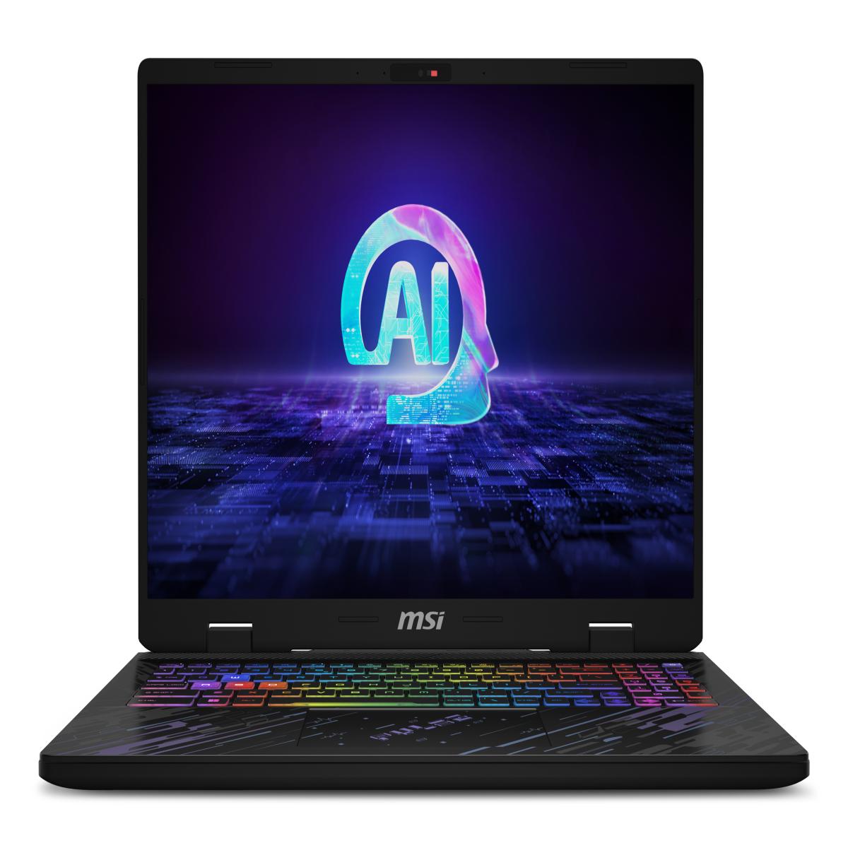 MSI Pulse 16 AI C1V Intel Core Ultra 7 155H Laptop 40.6 cm (16") Quad HD+ 16 GB DDR5-SDRAM 1 TB SSD NVIDIA GeForce RTX 4060 Wi-Fi 6E (802.11ax) Windows 11 Home Black