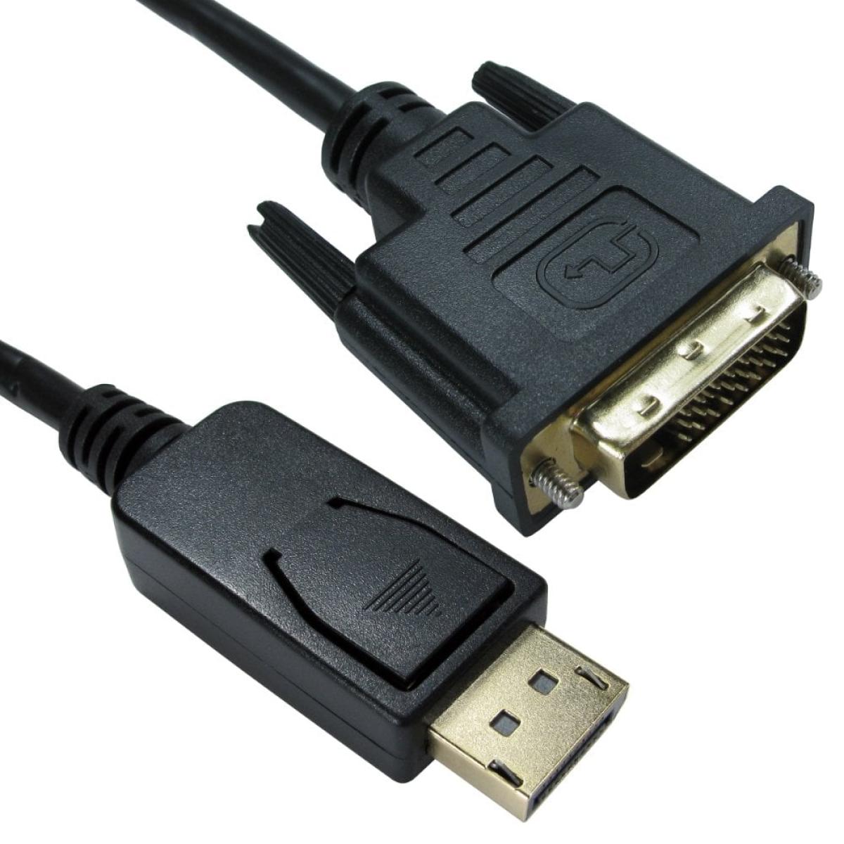 CDL 1m DisplayPort (M) to DVI (M)