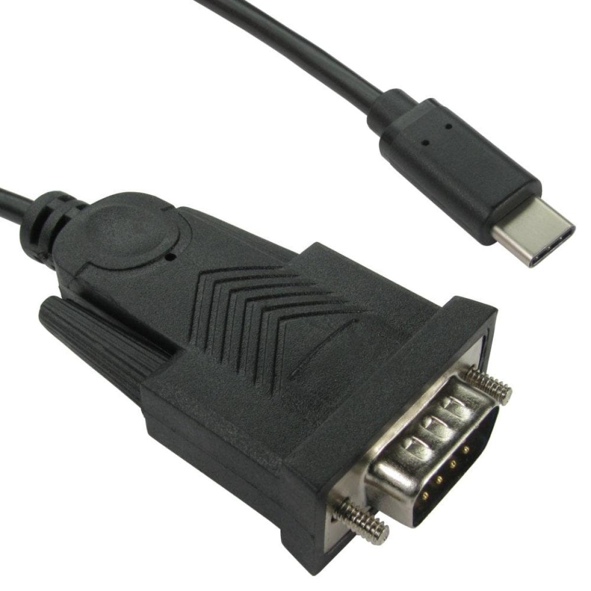 CDL 1M USB-C to D9 RS232 Adapter