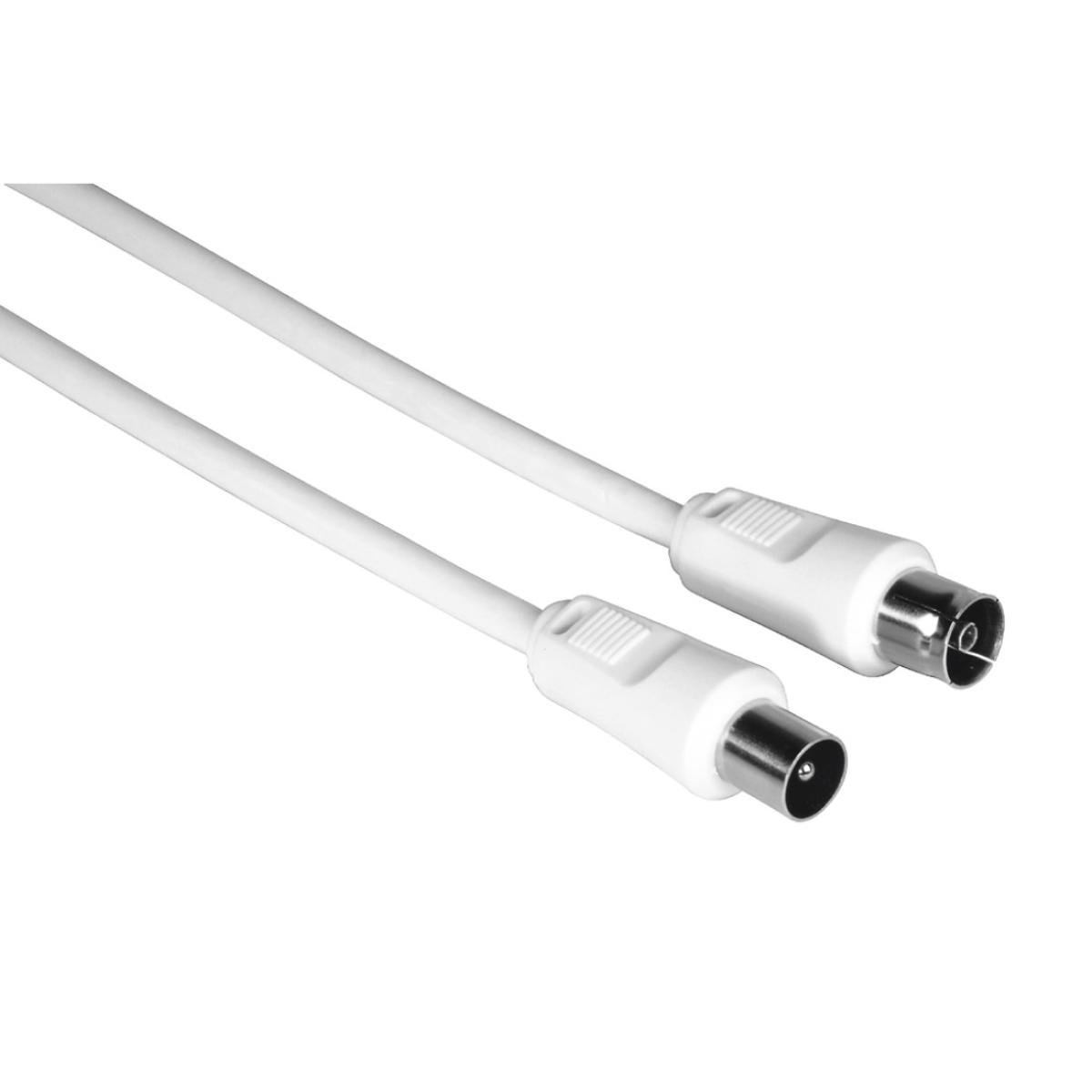 Hama 00205028 coaxial cable 1.5 m White