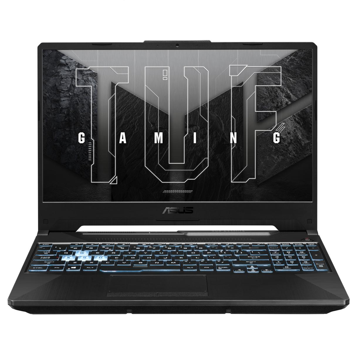 ASUS TUF Gaming A15 FA506NF-HN008W laptop AMD Ryzen™ 5 7535H 39.6 cm (15.6") Full HD 16 GB DDR5-SDRAM 512 GB SSD NVIDIA GeForce RTX 2050 Wi-Fi 6 (802.11ax) Windows 11 Home Belgian Black