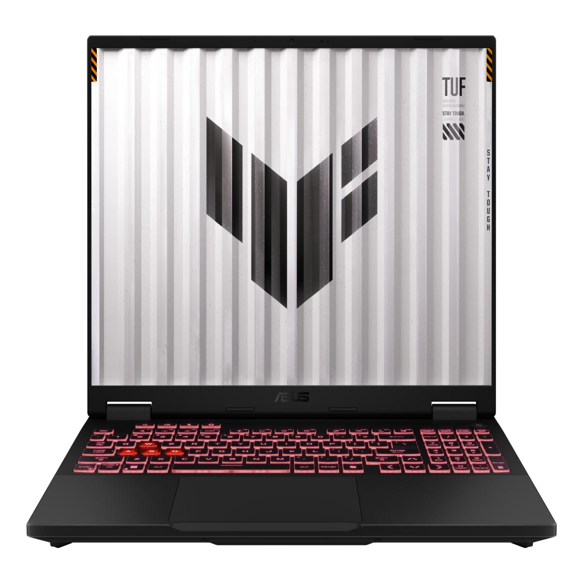 ASUS TUF Gaming A16 FA608WI-QT012W laptop Copilot+ PC AMD Ryzen AI 9 370 40.6 cm (16") 2.5K 32 GB LPDDR5x-SDRAM 1 TB SSD NVIDIA GeForce RTX 4070 Wi-Fi 6E (802.11ax) Windows 11 Home Black, Grey