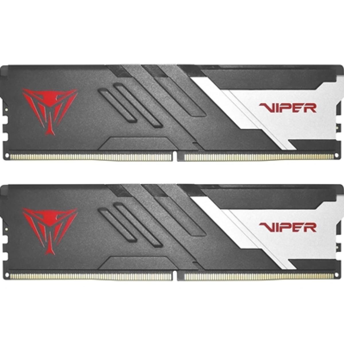 Patriot VIPER VENOM (PVV532G600C30K) 32GB (2X16GB) System Memory DRAM Kit, 6000MT/s, DDR5, CL30, Matte Black