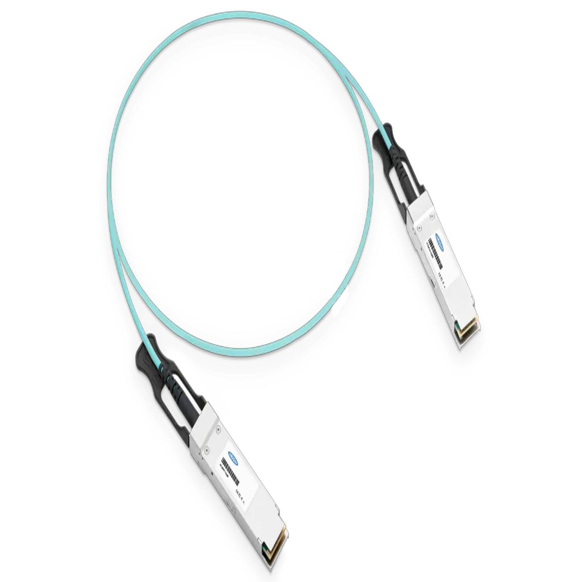 Origin Storage MFS1S00-H130E NVIDIA Mellanox Compatible Active Optical Cable Infiniband HDR 200GBase QSFP56 (Black Pull Tag 850nm MMF 130m)