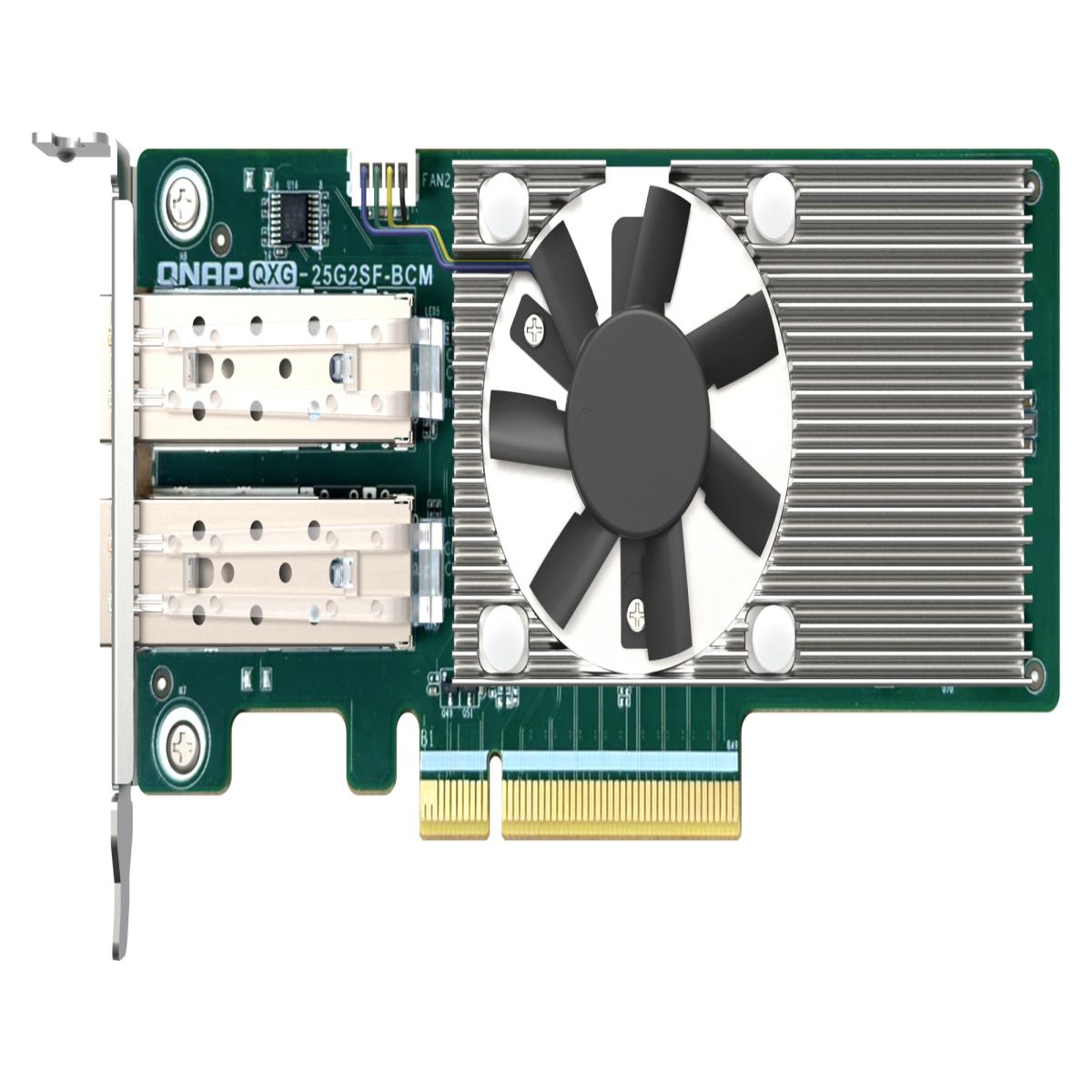 QNAP QXG-25G2SF-BCM network card Internal Fiber 25000 Mbit/s