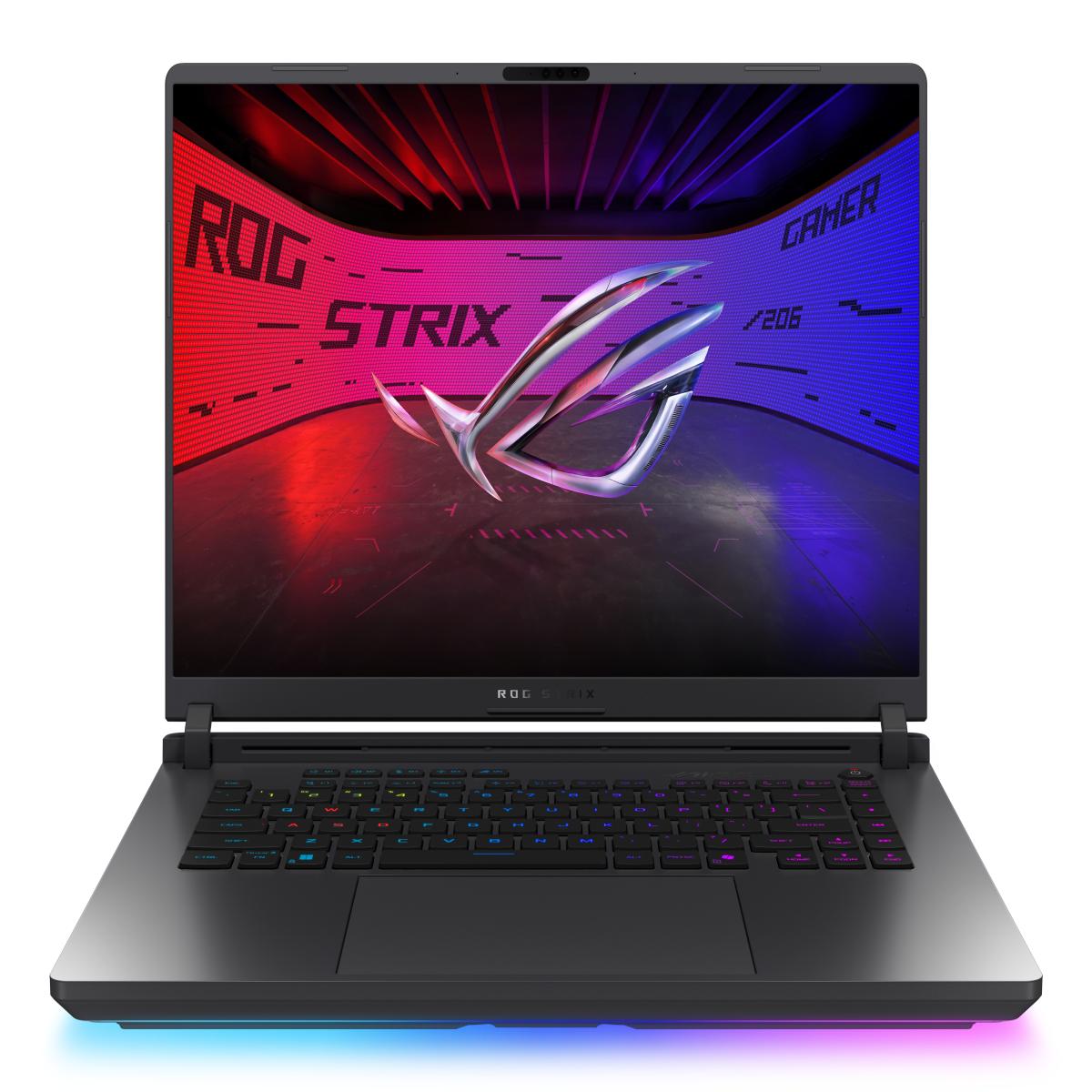 ASUS ROG Strix G16 G615LW-S5007W laptop Intel Core Ultra 9 275HX 40.6 cm (16") WQXGA 32 GB DDR5-SDRAM 1 TB SSD NVIDIA GeForce RTX 5080 Wi-Fi 7 (802.11be) Windows 11 Home Black, Grey