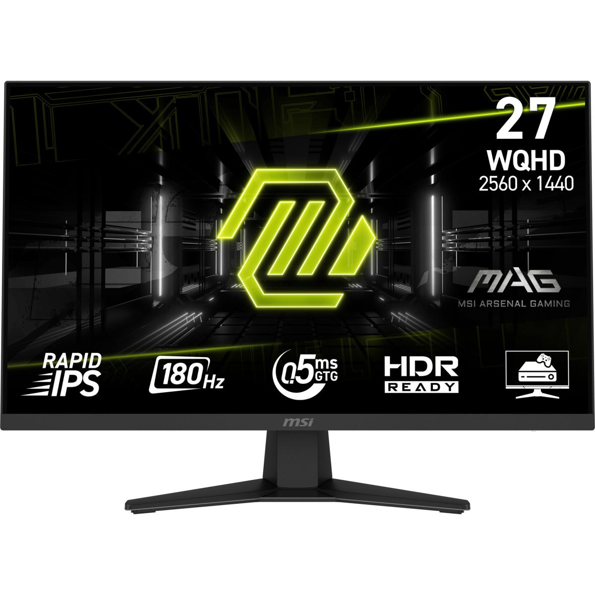 MSI MAG 274QF computer monitor 68.6 cm (27") 2560 x 1440 pixels Wide Quad HD LCD Black