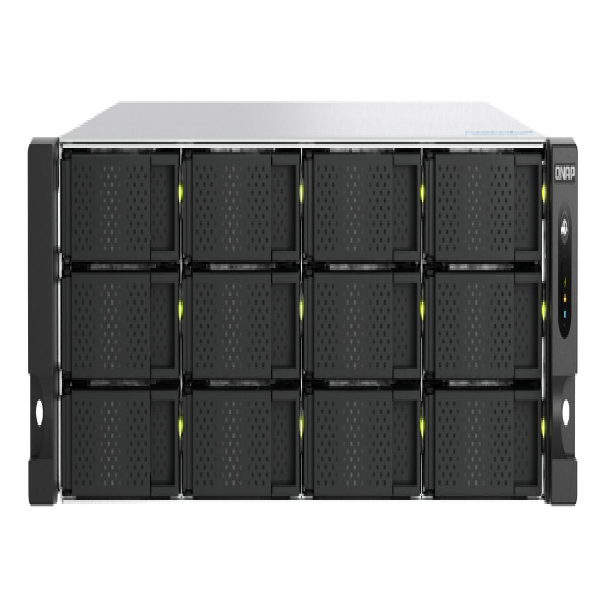 QNAP TS-H1277AXU-RP NAS Rack (2U) AMD Ryzen™ 5 16 GB DDR5 0 TB QuTS hero Black