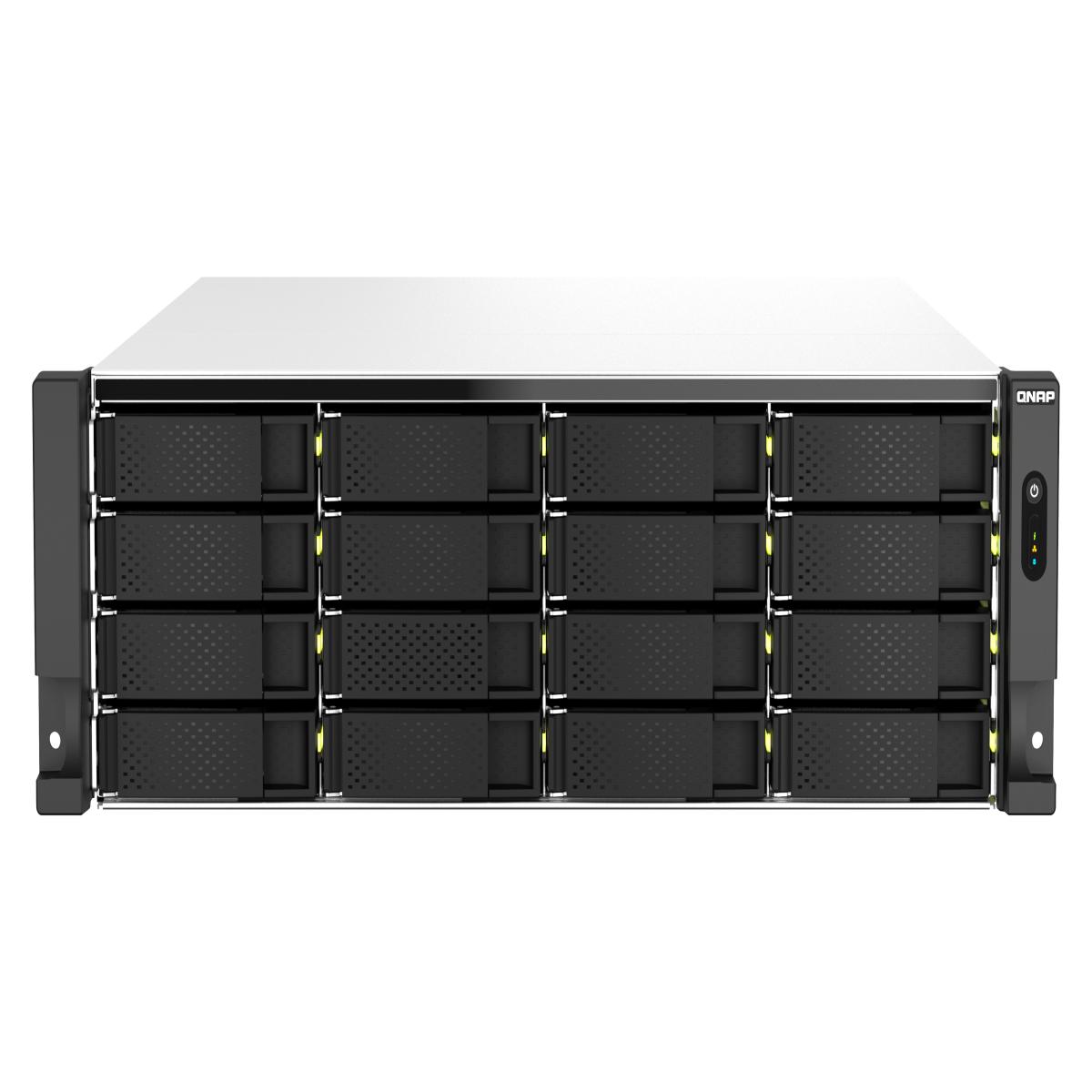 QNAP TS-H2287XU-RP NAS Rack (3U) Intel Xeon E E-2378 64 GB DDR4 0 TB QuTS hero Black, White