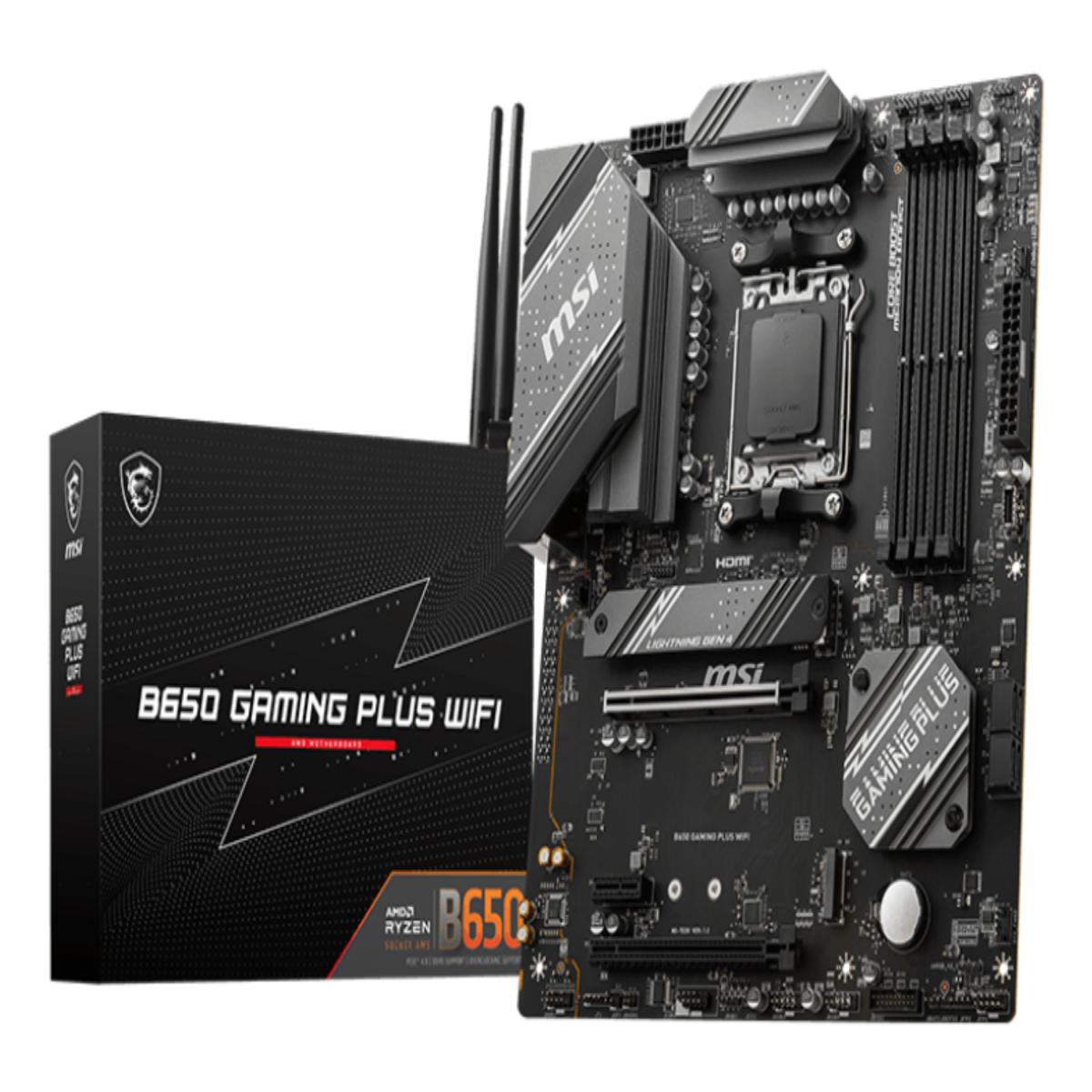 MSI B650 GAMING PLUS WIFI motherboard AMD B650 Socket AM5 ATX