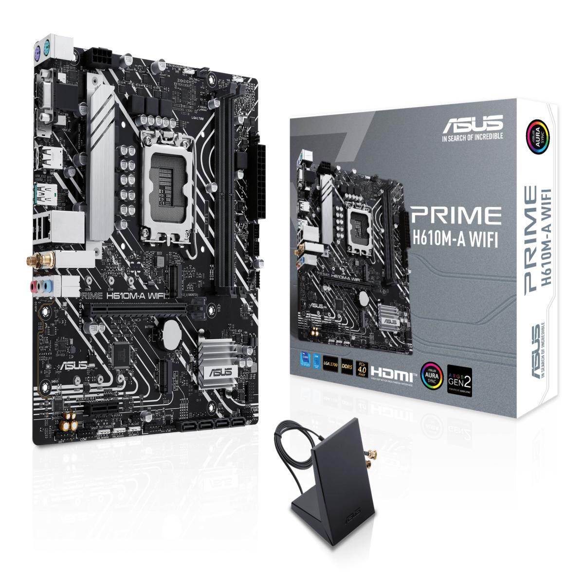 ASUS PRIME H610M-A WIFI Intel H610 LGA 1700 micro ATX
