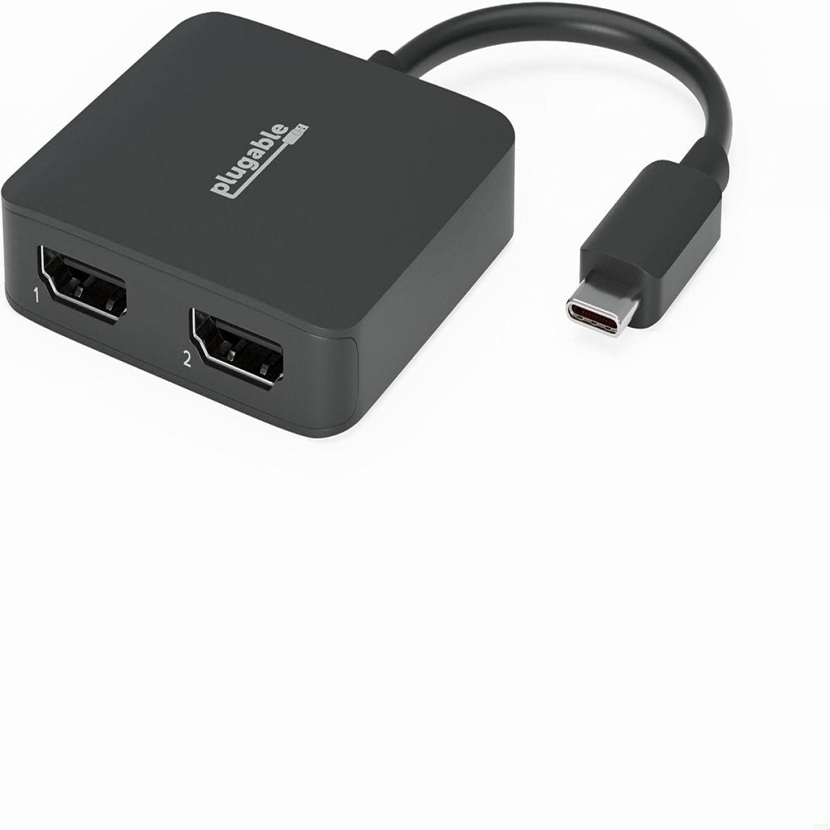Plugable USB-C Dual 4K HDMI MST Adapter
