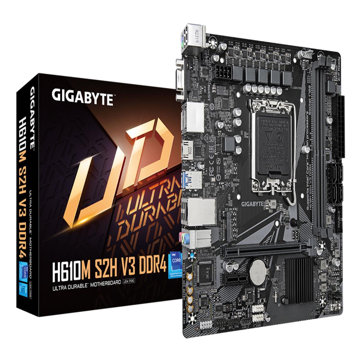 GIGABYTE H610M S2H V3 DDR4 motherboard