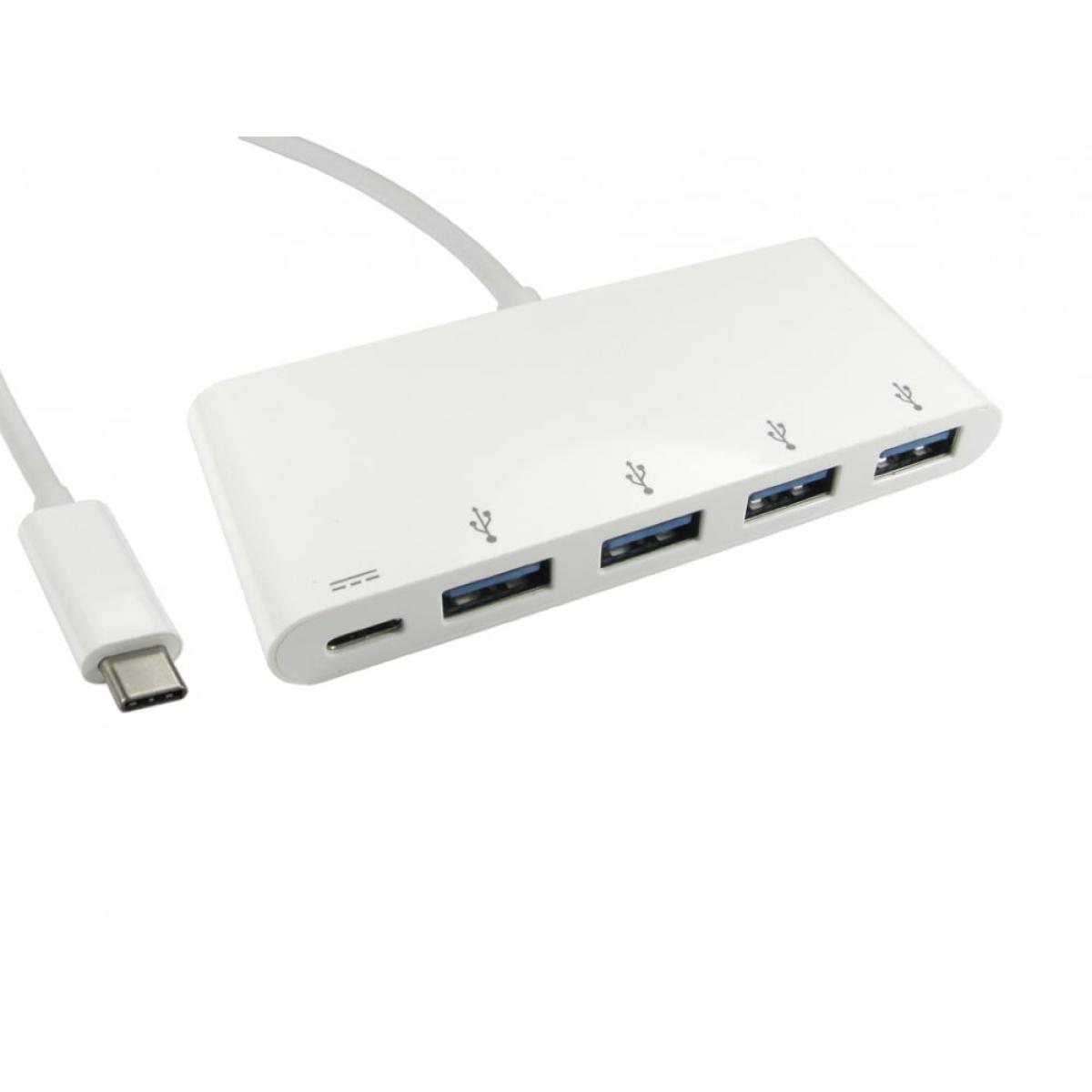 CDL USB TYPE C-4 PORT HUB+PD