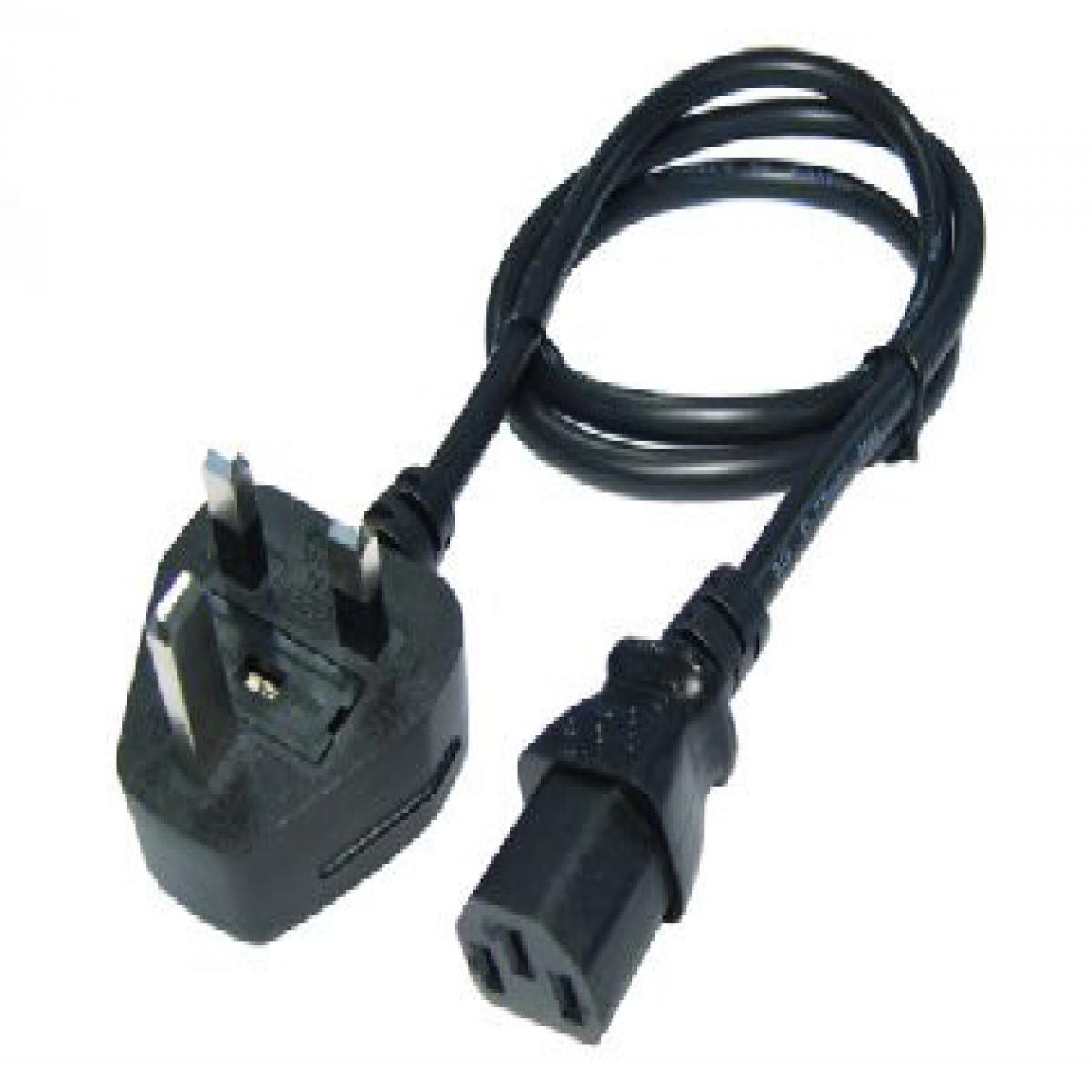 CDL 1m UK Plug to C13  - Black