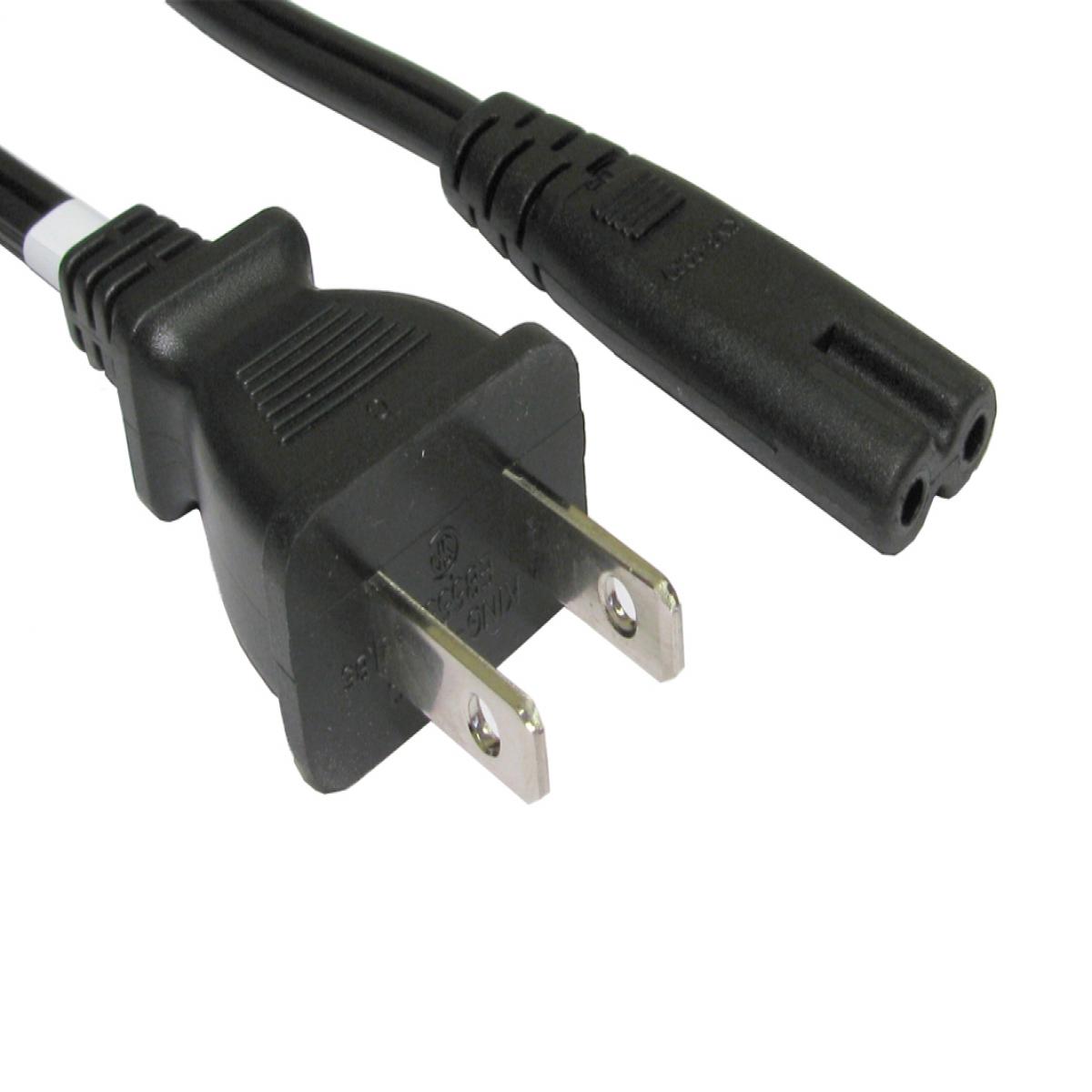 CDL 2m US Plug to C7 Mains Lead