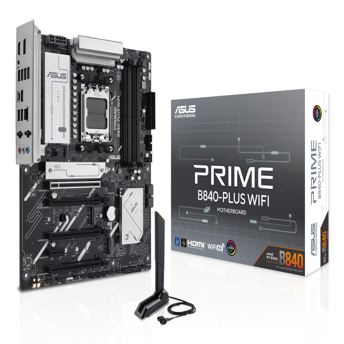 ASUS PRIME B840-PLUS WIFI AMD B840 Socket AM5 ATX