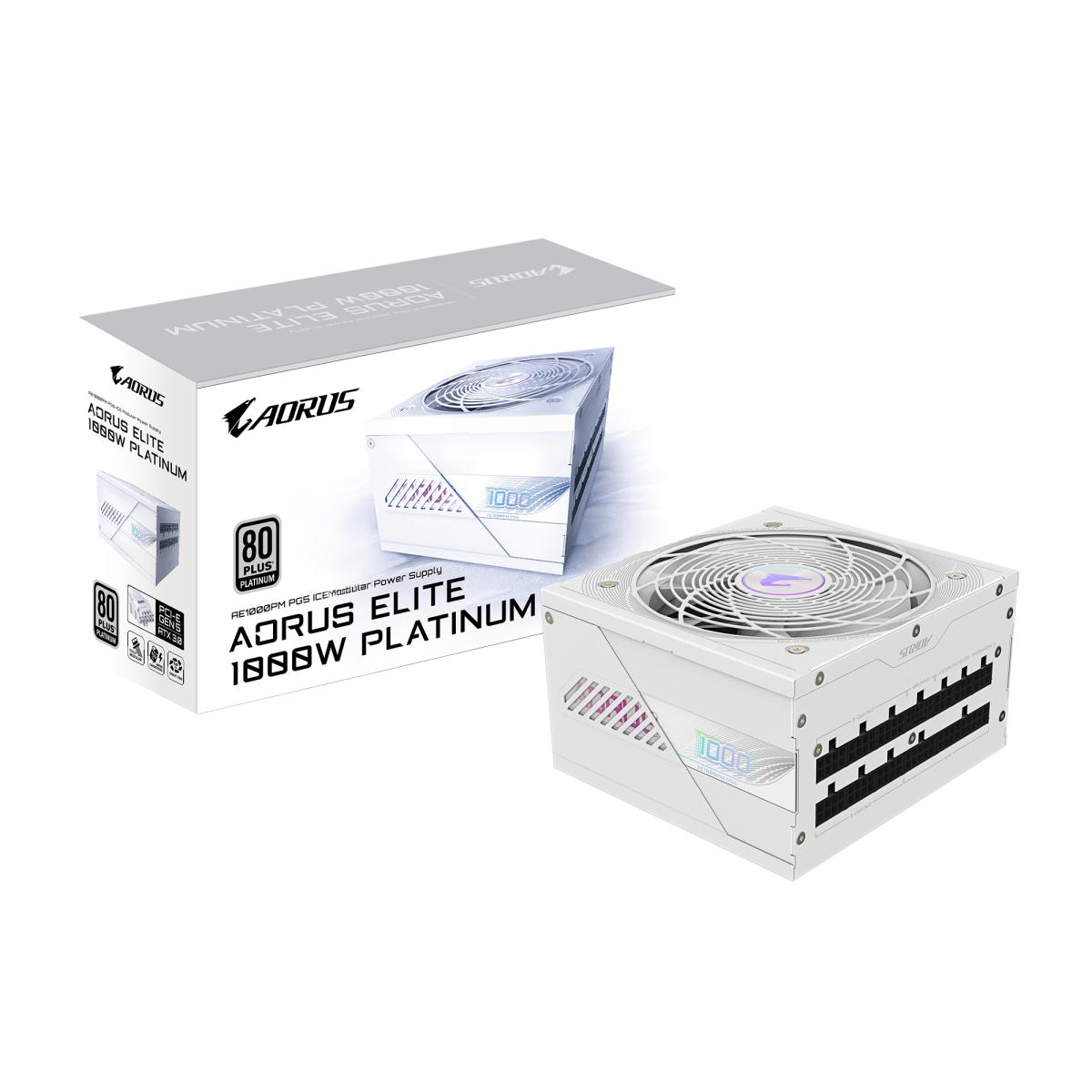 GIGABYTE AORUS ELITE P1000W ICE power supply unit
