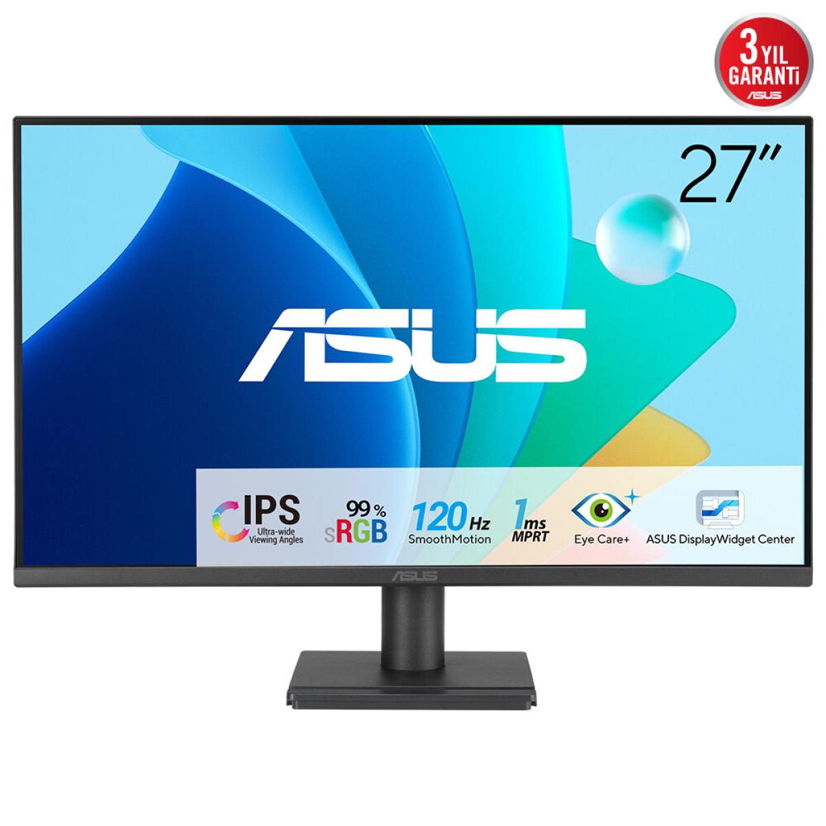 ASUS VA279HG computer monitor 68.6 cm (27") 1920 x 1080 pixels Full HD LCD Black
