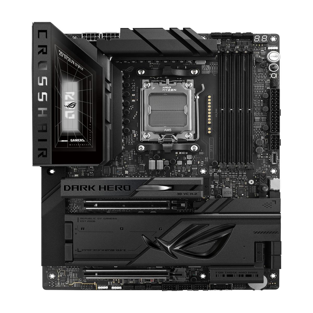 ASUS ROG CROSSHAIR X870E DARK HERO AMD X870E Socket AM5 ATX