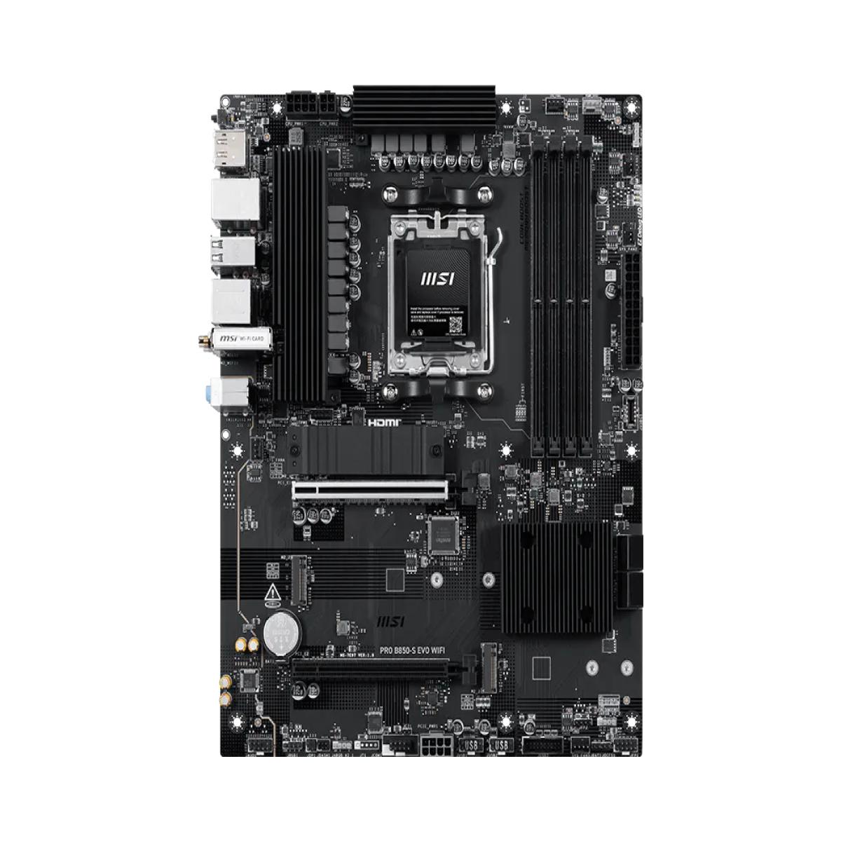 MSI PRO B850-S EVO WIFI motherboard AMD B850 Socket AM5 ATX