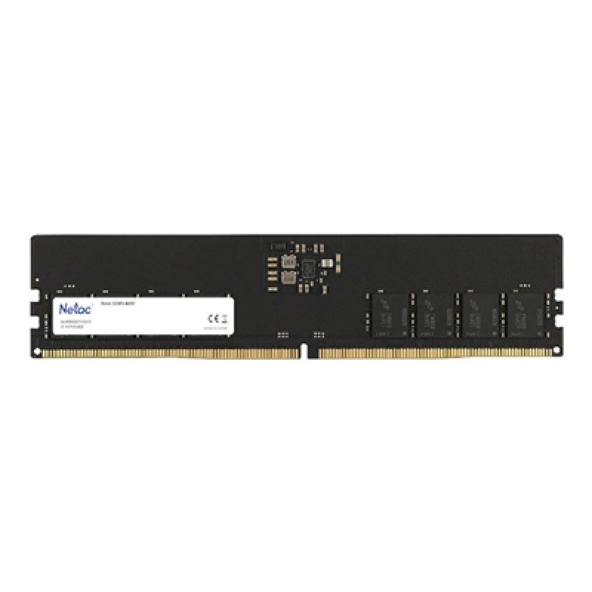 Netac Basic NTBSD5P48SP-08 8GB (1x 8GB) DIMM System Memory, 4800MHz, DDR5, CL40 - Bulk