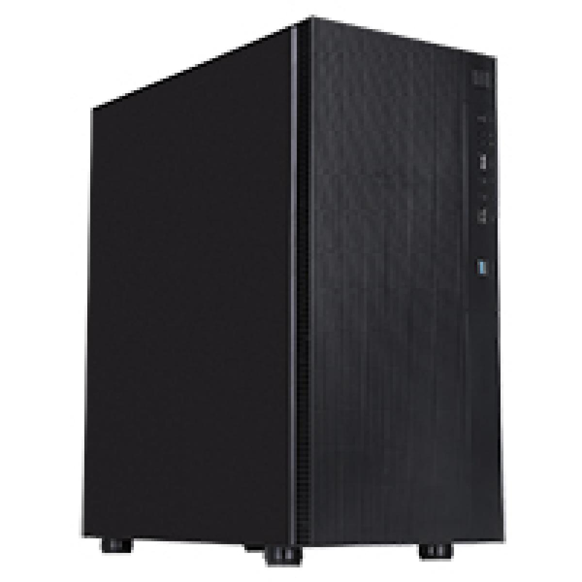 CiT Silent ES Black Mid-Tower Low Noise Computer Case with 2 x 120mm PWM Cooling Fans Included  Sound Dampening Material