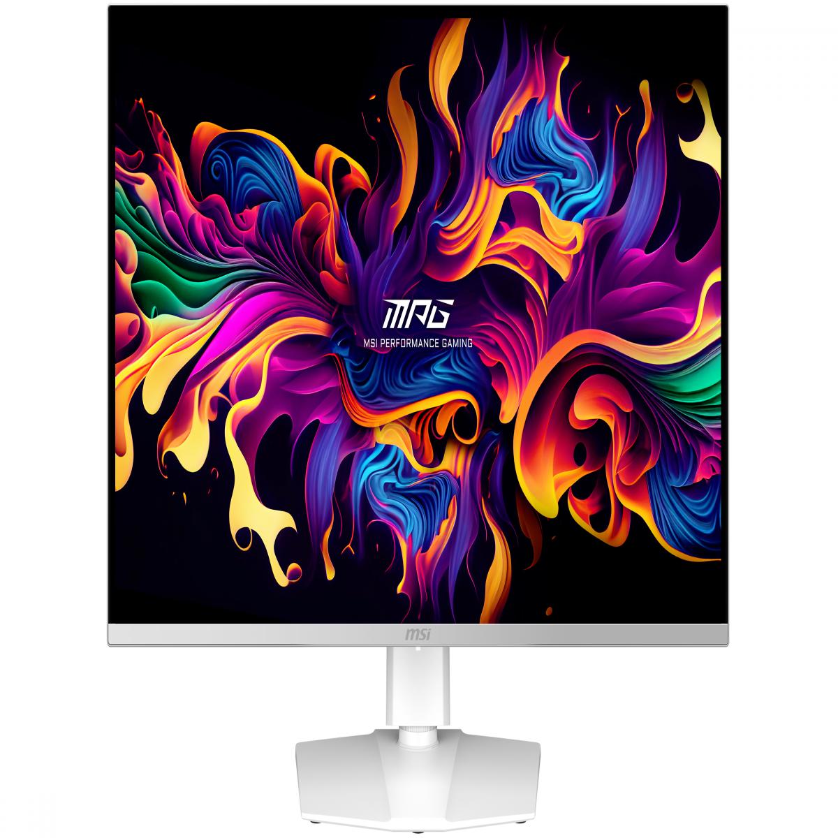 MSI MPG 321URXW QD-OLED computer monitor 80 cm (31.5") 3840 x 2160 pixels 4K Ultra HD White