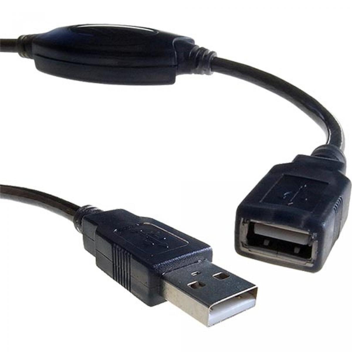 CNL 5M USB-A 2.0 M-F Act Bk Rptr